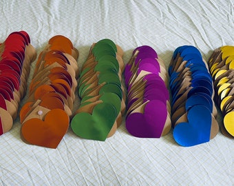 Used - Rainbow Garland and Confetti
