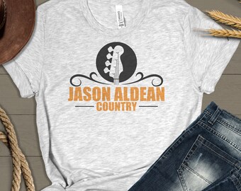 Country Music Shirt, Funny Jason Retro Aldean 90s Country Music, Western Gift, Country Western Girls, Trendy Tee, Retro Cowboy Shirt