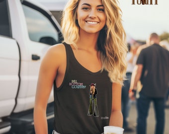 Western Country Music Tank Tops, Lainey Wilson Country's Cool Again Tour 2, Western Gift, Country Music Girl, Retro Cowgirl Tank Tops