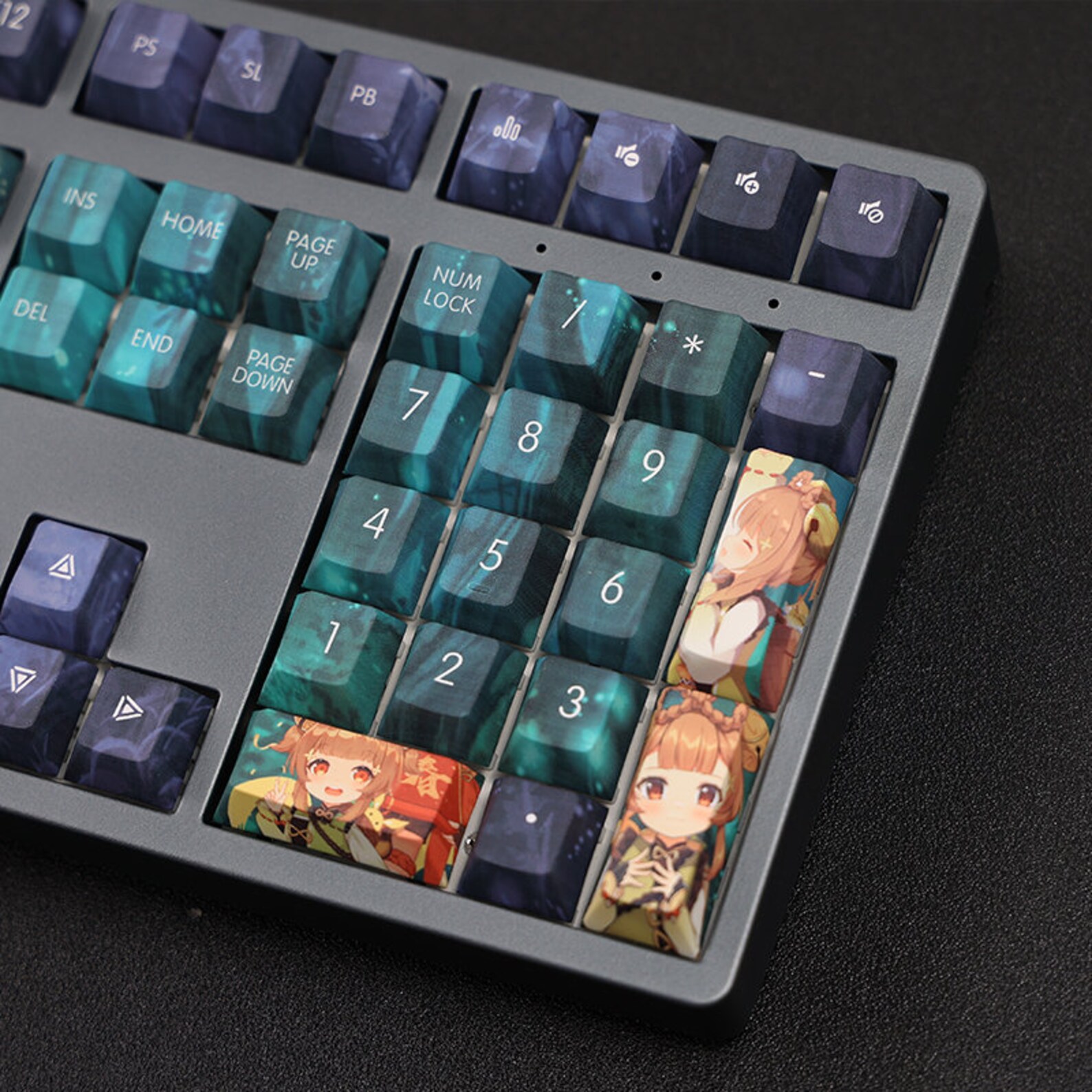 Genshin Yaoyao Keycaps Set 108 PBT Genshin Key Caps for Etsy