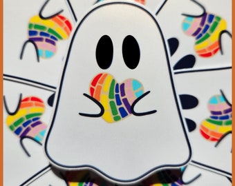 Pan Dulce Ghostie Sticker | Pantasma | Concha | Spooky Season | Halloween | LatinX | Cute Ghost