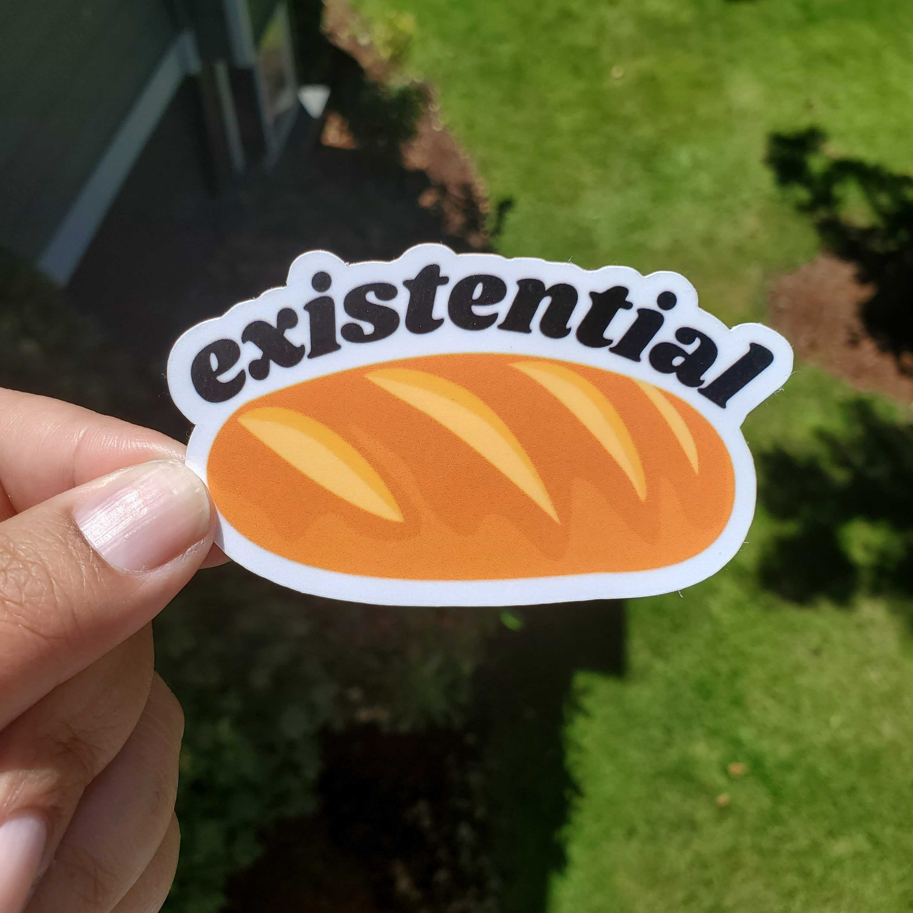 Existentialist bumper sticker from Vermont on an old yellow Mercedes :  r/funny