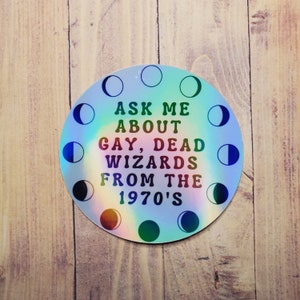 ATYD Wolfstar Holographic Sticker: All the Young Dudes Fan Fiction
