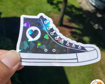 Pegatina conversar/ zapatillas deportivas / zapatos converse / tops altos / todas las estrellas / chuck Taylor / cabeza de zapatillas / pegatina de zapatillas / chucks
