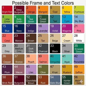 Teal Green License Plate Frame Personalizable Custom Text Multi-Color Car Accessories image 2