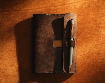 Leather Journal Cover - A6