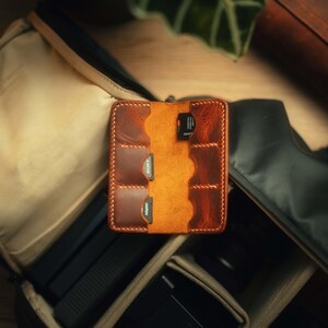 SD Card Wallet - Luxury - Badalassi Wax Pull Up Leather