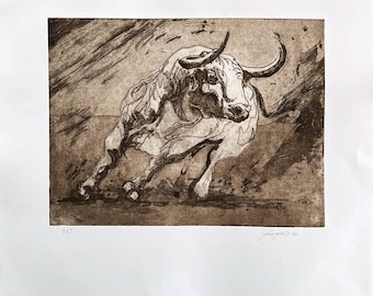 El Toro - Original Limited Edition Intaglio print