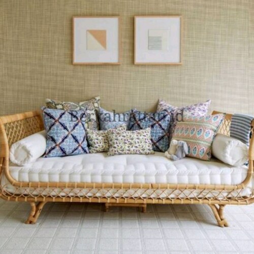 Rattan Sofa Bed Etsy