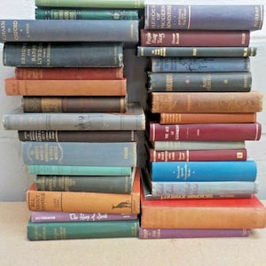 Vintage Books For Decoration Interior Design Display One Linear Metre Antique