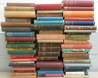 Vintage Books For Decoration Interior Design Display Linear Half Metre 50cm Antique