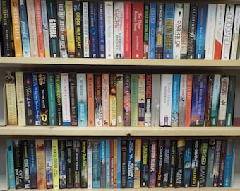 60 Adult Fiction Books!  Great Quality Very Good Condition - Job Lot for Decoration, Resale or Reading!