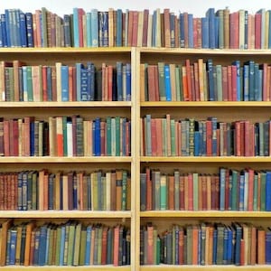 Vintage Books For Decoration Interior Design One Linear Metre Antique Small Size