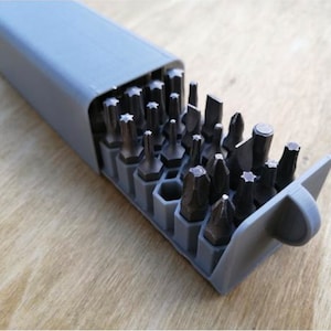 Sechskant-Bit-Aufbewahrungsbox für 1/4-Zoll-Bits