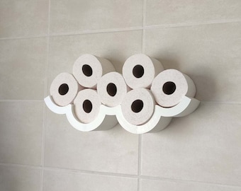 Cloud Toilet Paper Shelf | Bathroom Storage Organizer