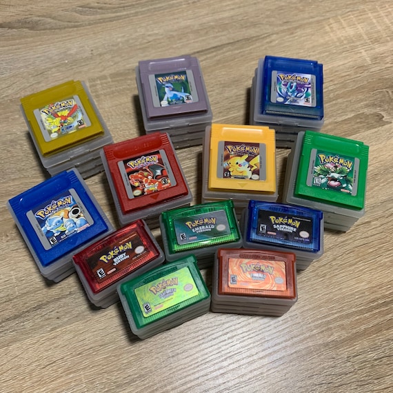 ENSEMBLE COMPLET Tous les jeux Pokémon Gameboy Advance & Couleur -   France