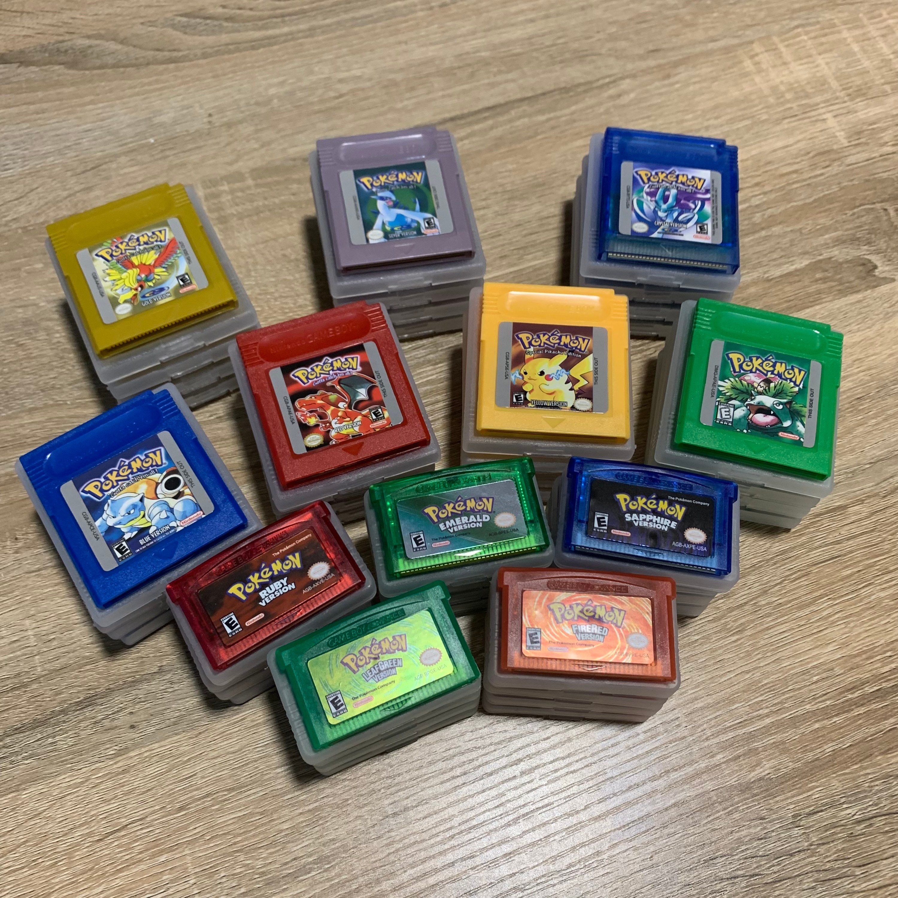 forskel nedsænket Transformer FULL SET All Pokemon Games Gameboy Advance & Color - Etsy