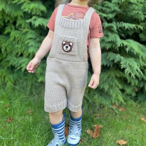 Mönster för baby-/småbarnsdungarees - Rundstickningsmaskin - Sentro 48, Addi 46