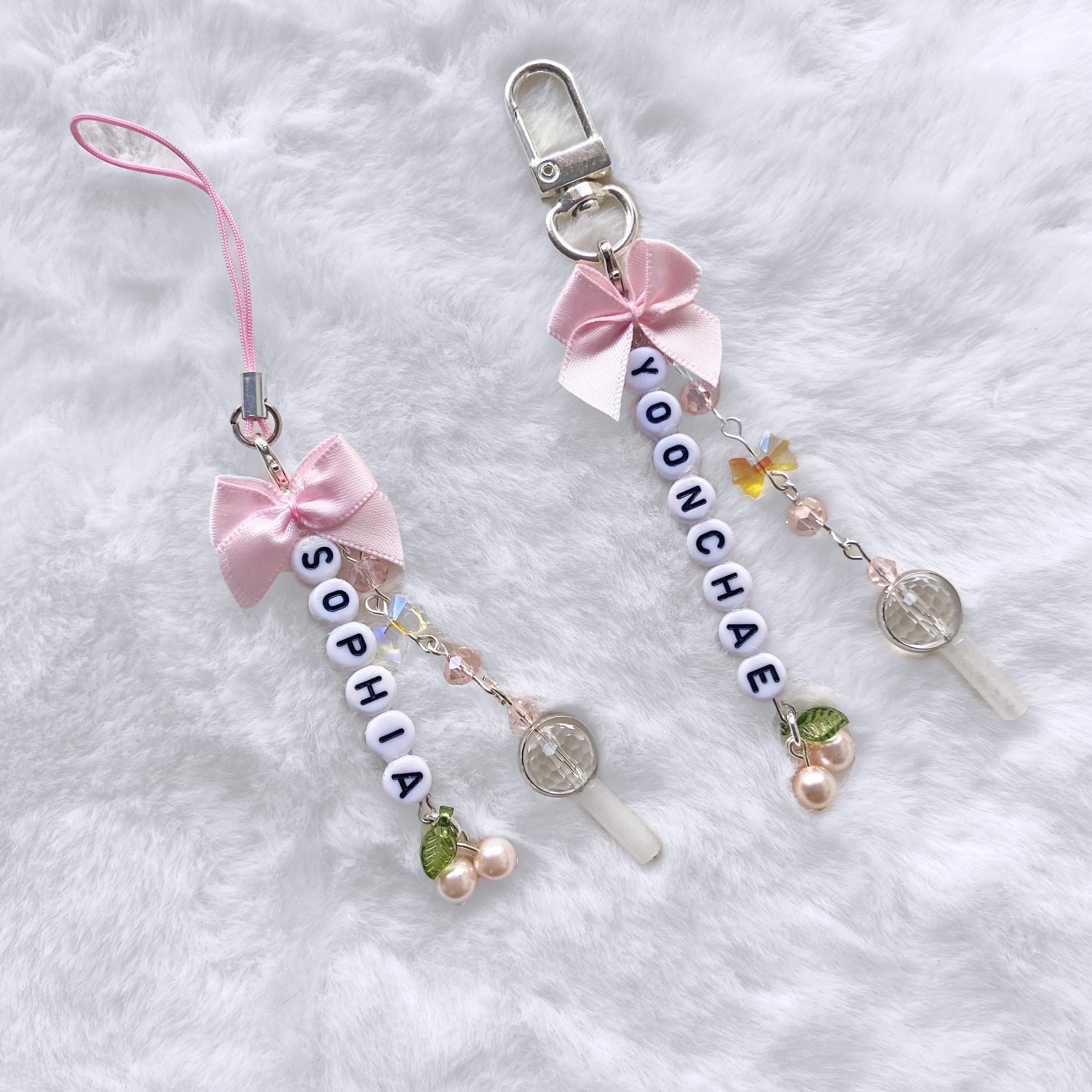 KPOP Custom Name Light Stick Bracelet or Charm or Keychain - Etsy