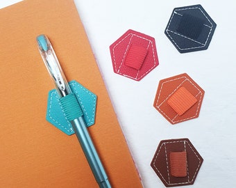 Journal Pen Holder with Elasticated Loop, Snug Fit for Thick & Thin Pens, Self-Adhesive, Hassle-Free, Vegan-Friendly! 2 int&#39;l shipping rates