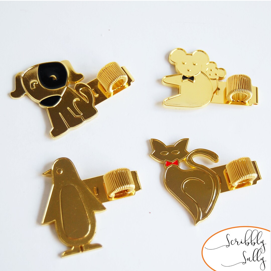 Novelty Pen Holder Bookmark Clips Anywhere Even Shirt Etsy