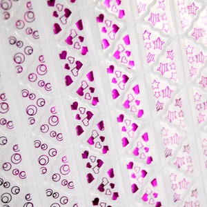 Esquinas para fotos, pegatinas transparentes con detalles en papel de aluminio, 78 pegatinas por hoja, álbum de recortes/fotografía, varios colores
