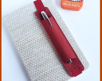 Pen Holder, Elasticated, Up to 2 Pens, Tactile/Sturdy Foam Material, Journal Accessories, Sketchbook Accessories, Doubles as Bookmark, A5