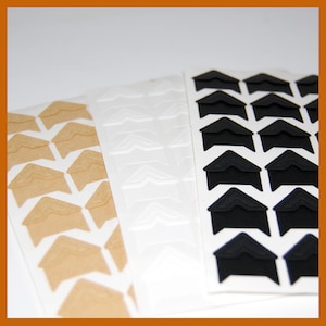 Photo Corners Single or Pack of 3, Pictures, Instax, Polaroid Stickers for Scrapbook/Journals, 24 corners stickers