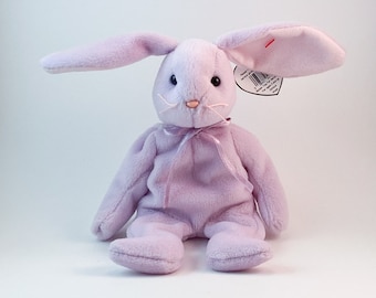 Floppity the Lilac Easter Bunny Vintage 1996 Ty Beanie Baby