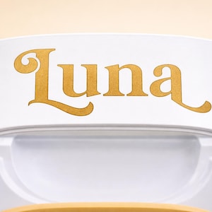 Metallic nameplate plotted - personalized sticker for SureFeed® automatic feeder
