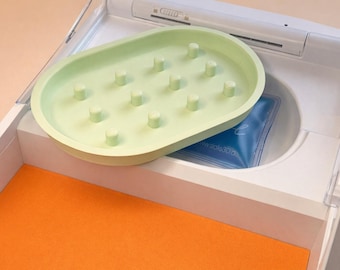 Flat feeding bowl (dishwasher safe) for combination with cooling pad for SureFeed® automatic feeders | 3D printed