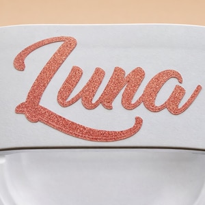 Placa de identificación con purpurina trazada: pegatina personalizada para el alimentador automático SureFeed®