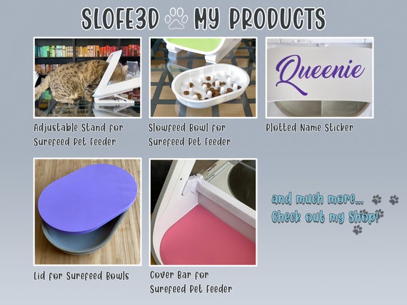 Adjustable Stand for Surefeed Microchip Pet Feeder I 3D Printing Etsy UK