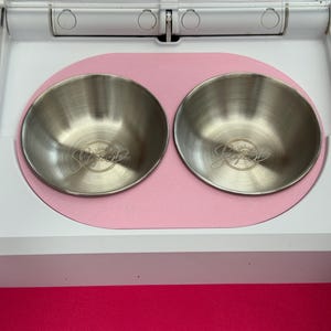 Adapter för 2 runda skålar i rostfritt stål för SureFeed® automatiska matare | 3D-utskriven bild 7