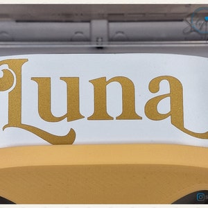 Metallic nameplate plotted - personalized sticker for SureFeed® automatic feeder