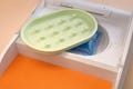 Flat feeding bowl for combination with cooling pad for SureFeed® automatic feeders | 3D printed product logo