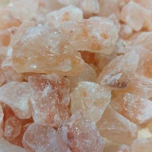 Raw Pink Himalayan Salt Crystal: Natural Healing Stone, Ritual Decor