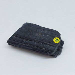 Black Tourmaline Rough Stone | Natural Raw Crystal Specimen for Protection Decor image 13