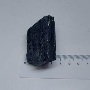 Black Tourmaline Rough Stone | Natural Raw Crystal Specimen for Protection Decor image 15
