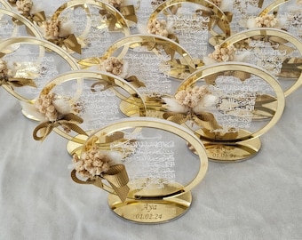 Ayatul Kursi round personalized gifts - mirror plexiglass | acrylic glass