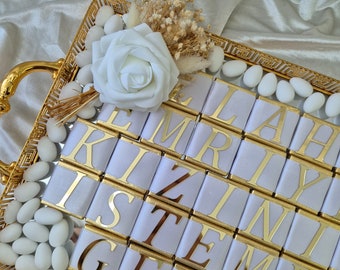 Kiz Isteme Cikolatasi | Allahin Emriyle Kizinizi Istemeye Geldik Chocolate - without tray