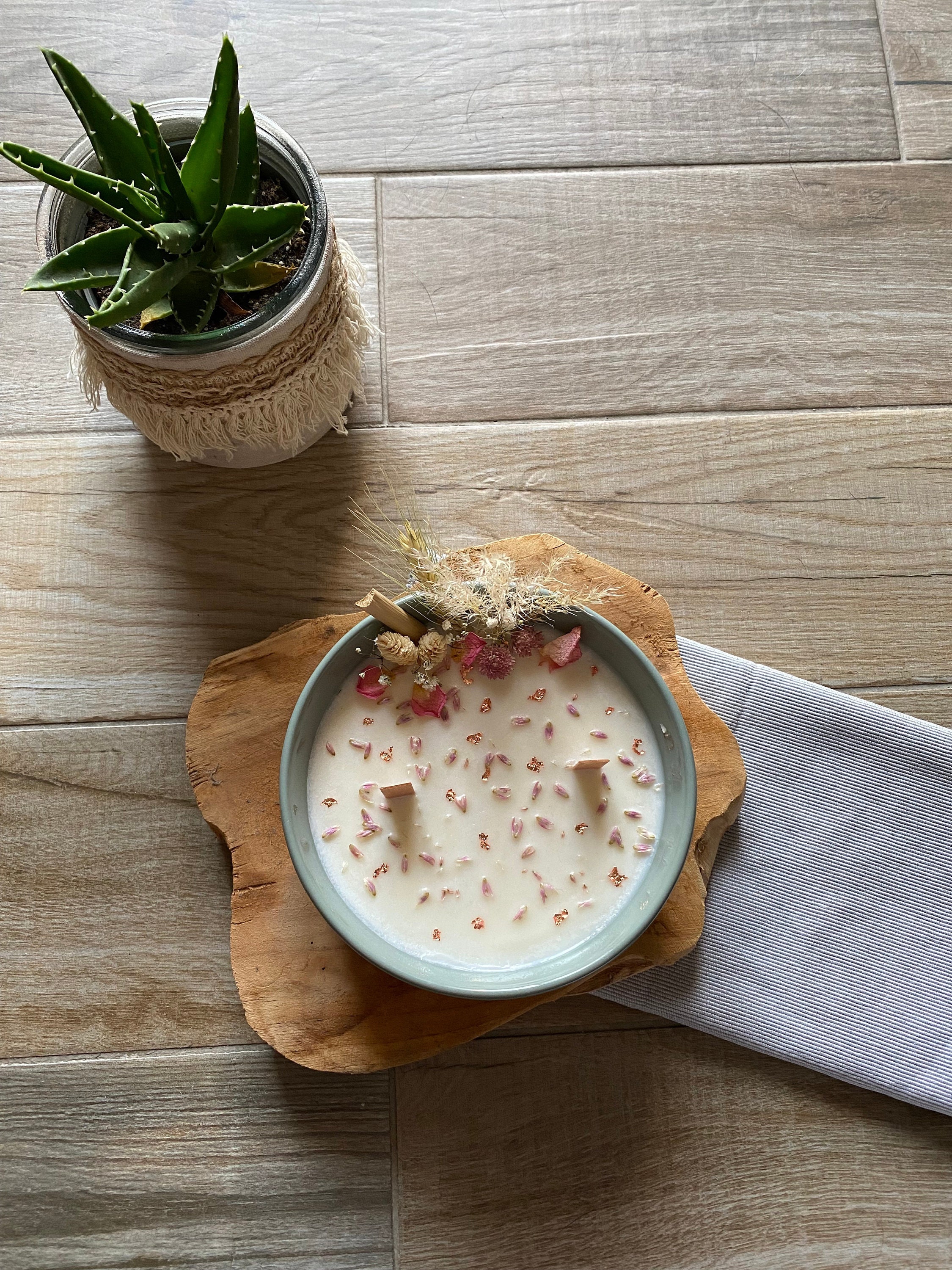 Bougie Fleurie Cocosun