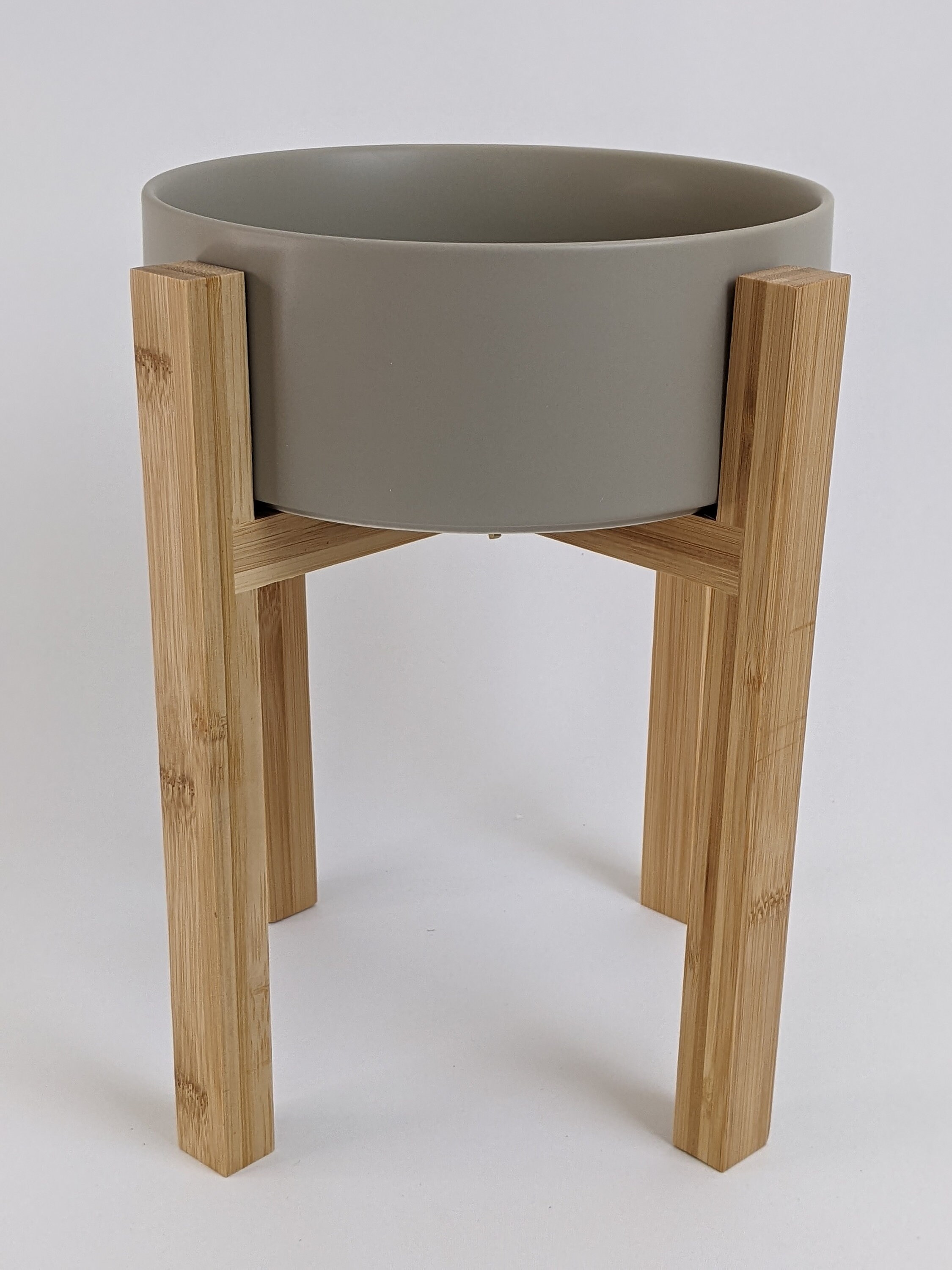 Raised Wooden Feeder Stand With Ceramic Bowl for Greyhounds Etsy UK