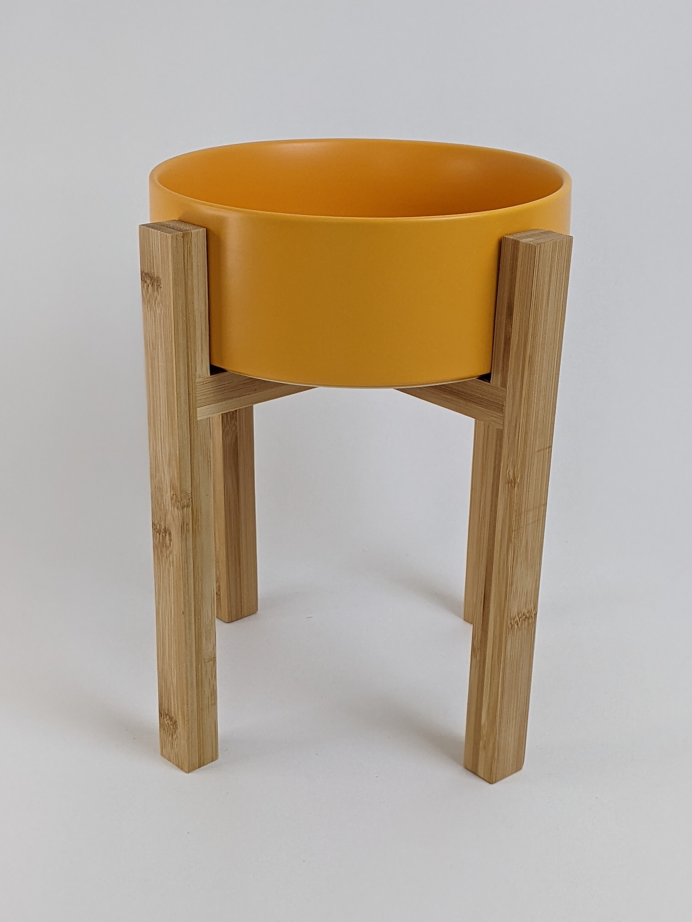 Raised Wooden Feeder Stand With Ceramic Bowl for Greyhounds Etsy UK