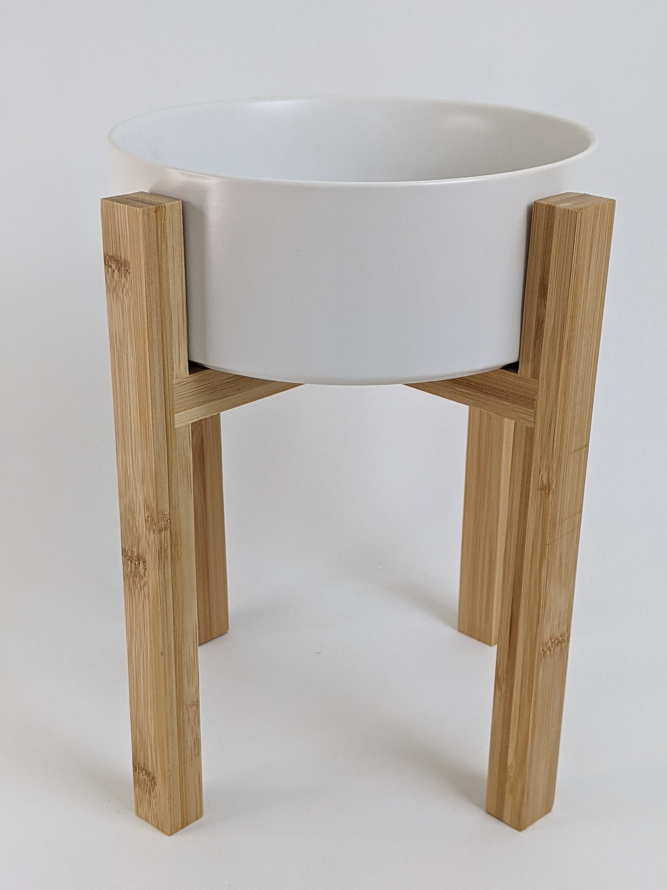 Raised Wooden Feeder Stand With Ceramic Bowl for Greyhounds Etsy UK