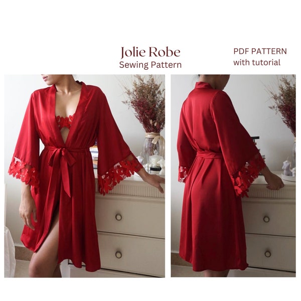 Womens Robe Pattern Etsy