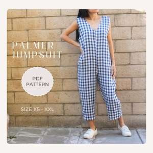Palmer Jumpsuit - Jumpsuit Sewing Pattern - Romper Pattern