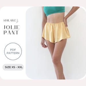 Jolie Pants , Lingerie Sewing Pattern, pdf sewing pattern xs-xxl