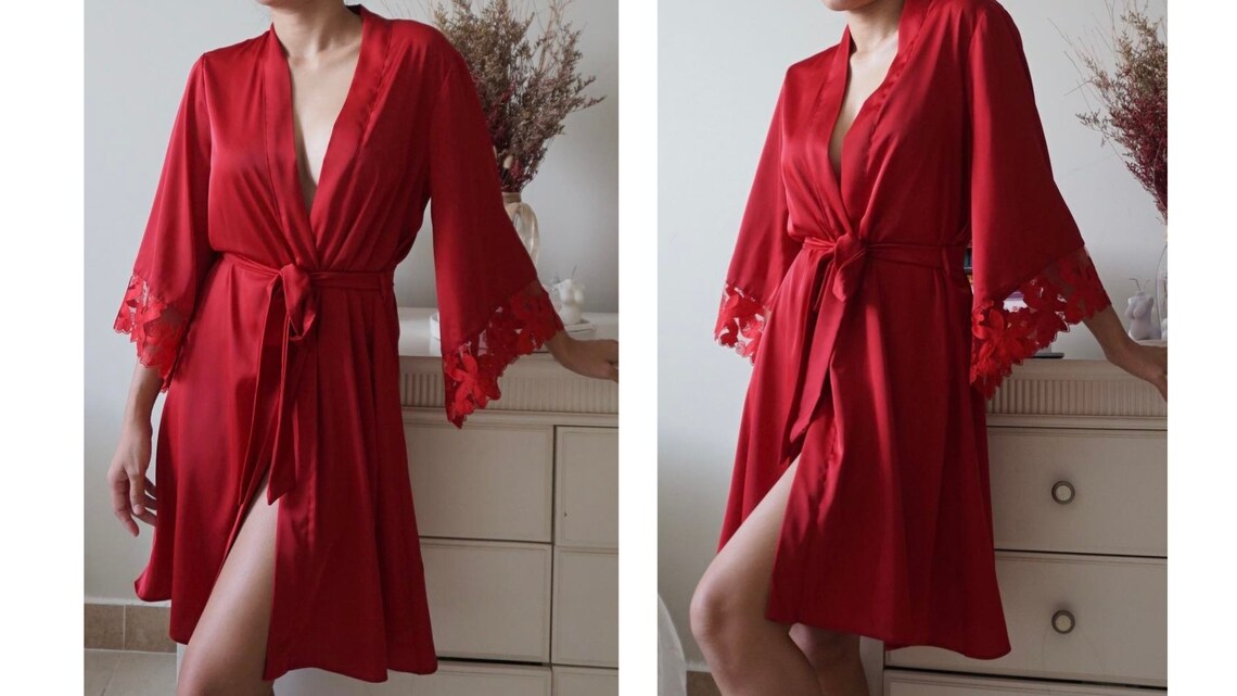 Robe Pattern PDF Jolie Silk Robe Pattern Diy Robe Size Etsy