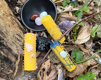 Honeycomb Candle, Beeswax Candle, Wabenkerze, Handgerollte Bienenwachskerze